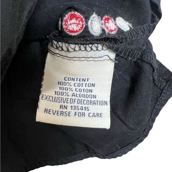 Coogi Australia Men’s Black Short Sleeve Button-Up Shirt XL Embroidered - Picture 7 of 8